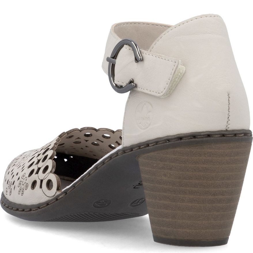 RIEKER Basutės moterims, Smėlio, Sandals 4