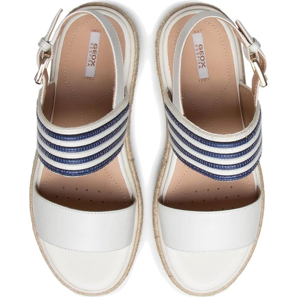 GEOX Basutės moterims, Balta, SANDALS 5