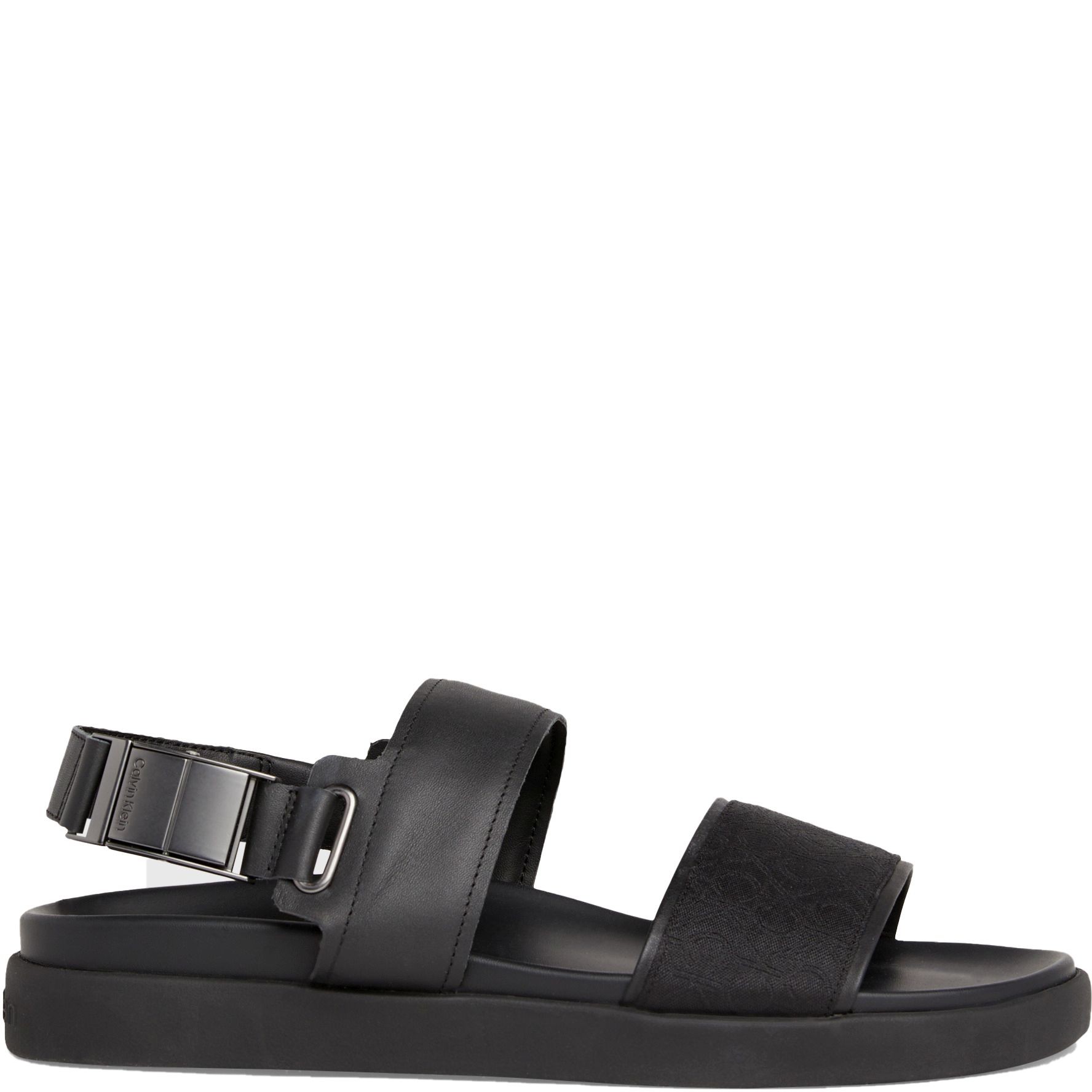 CALVIN KLEIN Basutės vyrams, Juoda, Back strap sandal 2