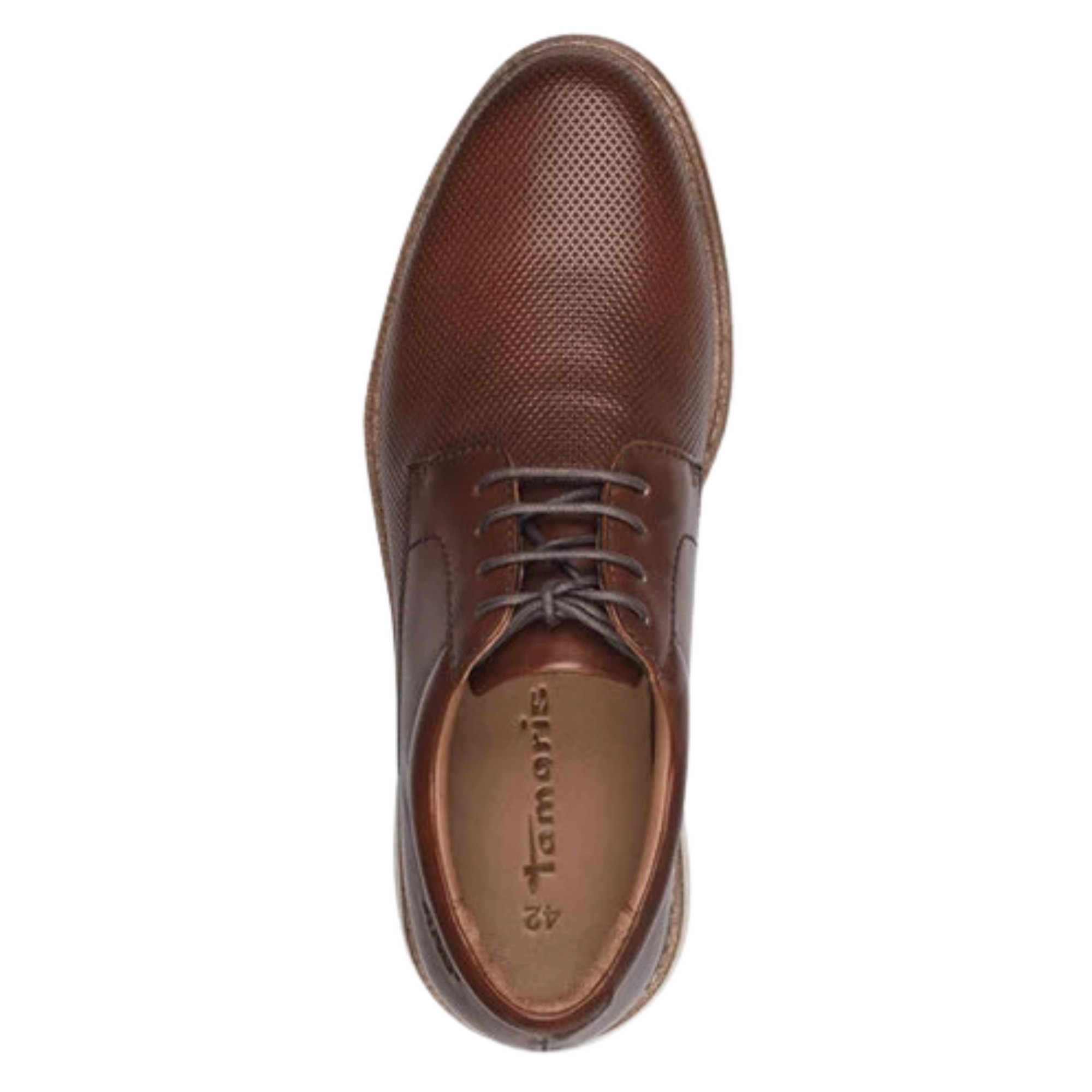 TAMARIS Klasikiniai batai vyrams, Ruda, Formal 3