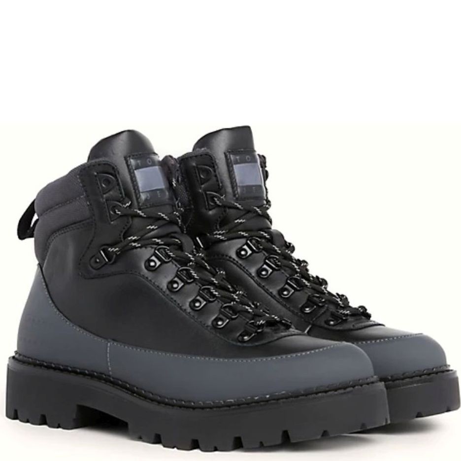 TOMMY JEANS Aulinukai vyrams, Juoda, Boot hiker 1