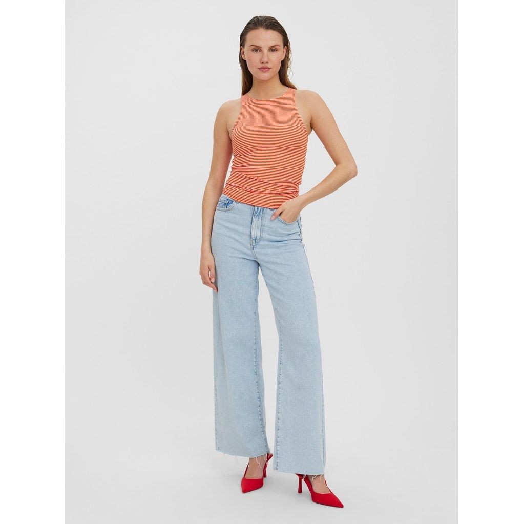 VERO MODA Striukė moterims, Balta, VMJILL SL TOP JRS GA 4