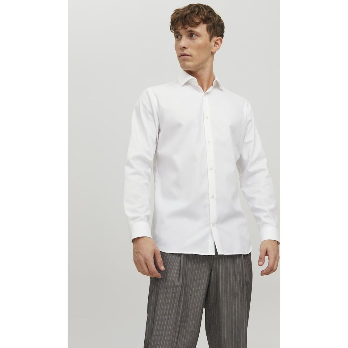 JACK & JONES Marškiniai vyrams, Balta, Jprblaparkshirts 4