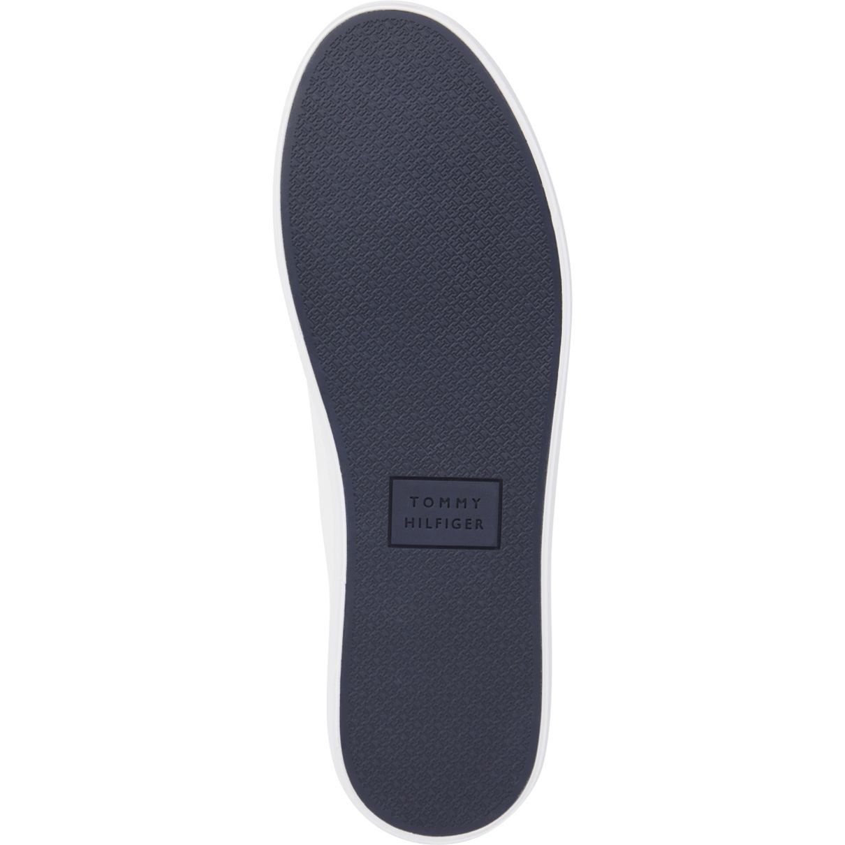 TOMMY HILFIGER Laisvalaikio bateliai vyrams, Balta, Vulc low stripes mesh leisure 6