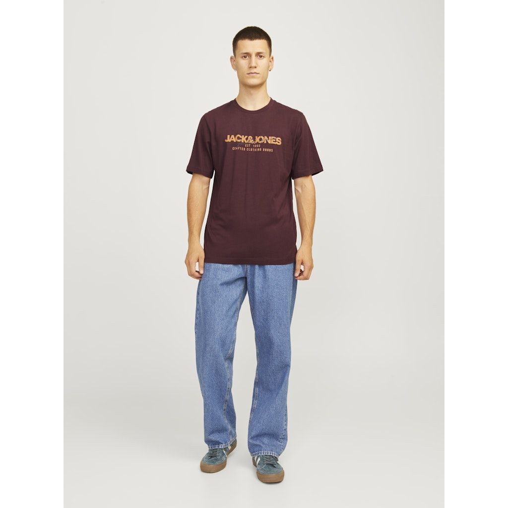 JACK & JONES Marškinėliai vyrams, Vyšninė, Alvis tee 3