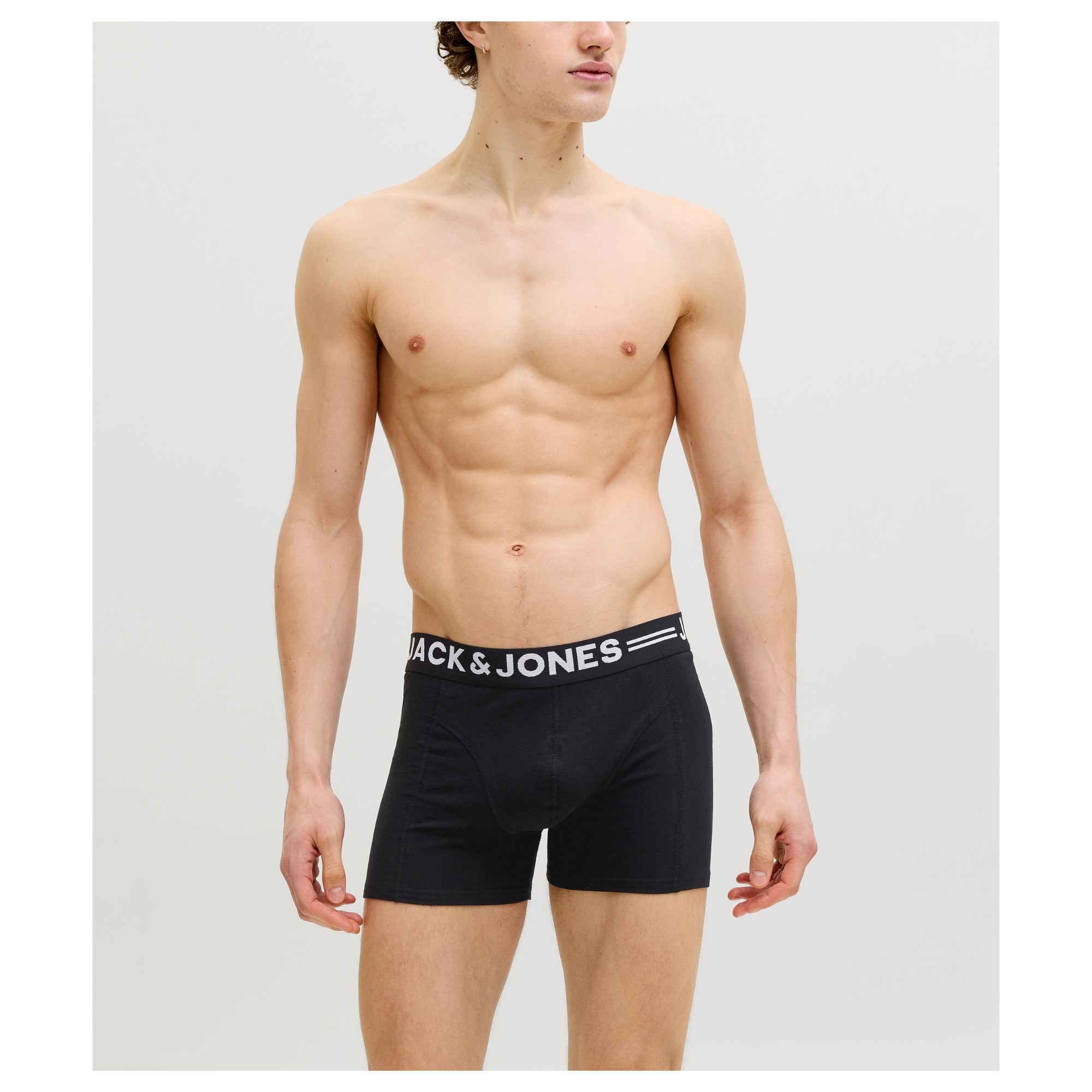 JACK & JONES Ilginti apatiniai vyrams, Marga, sense trunks 3-pack 3