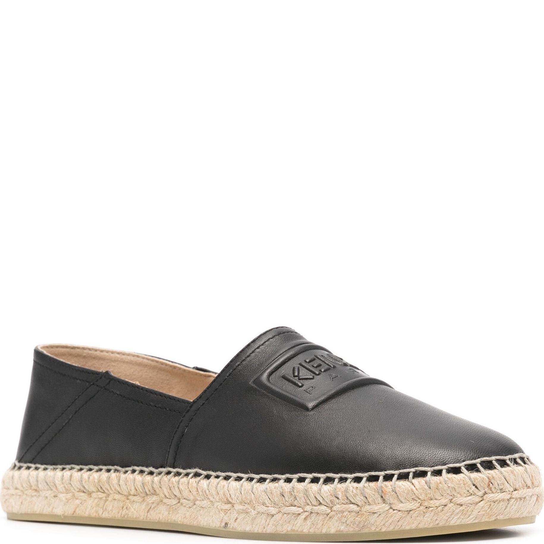 KENZO Espadrilės vyrams, Juoda, Kenzo espadrille slip-on 1