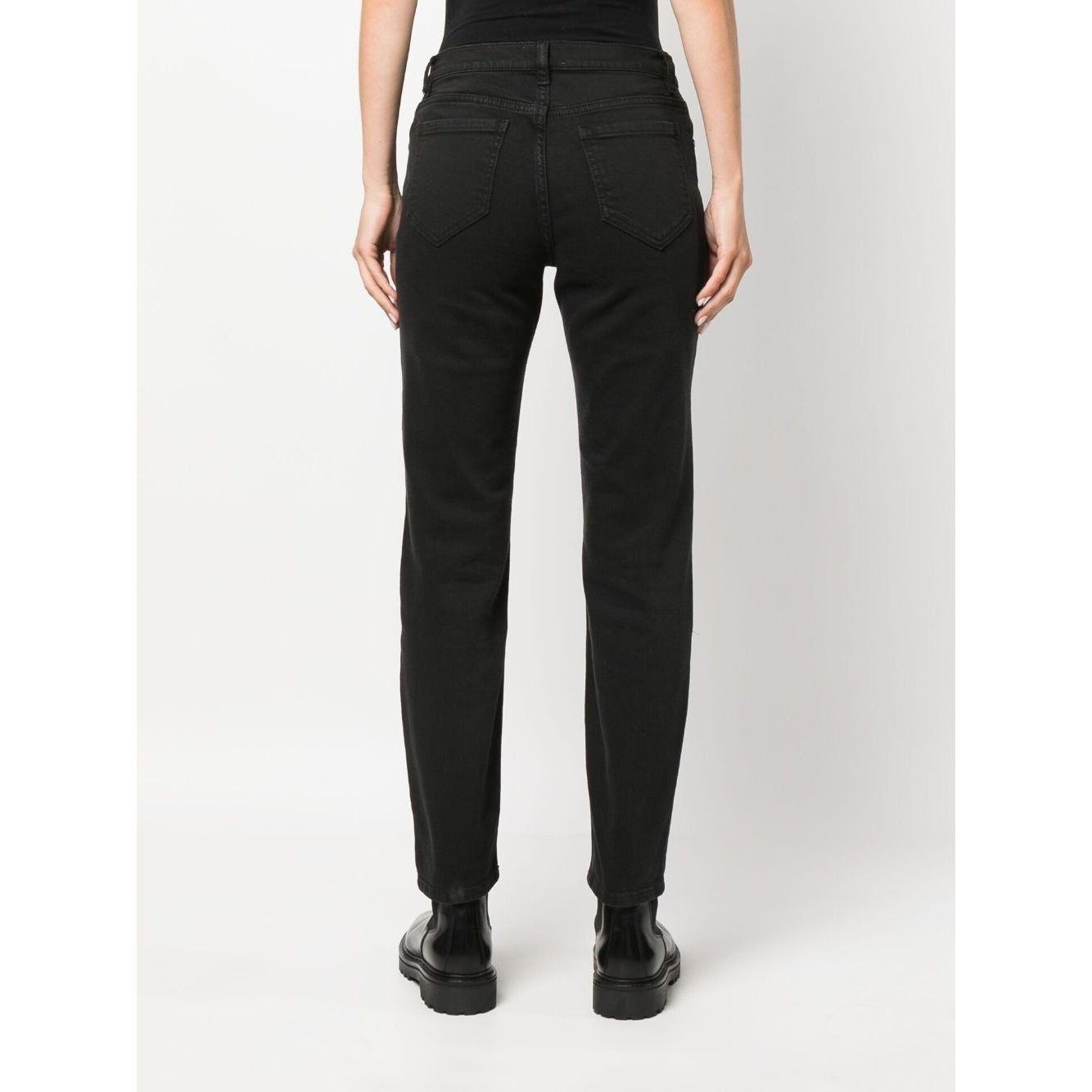 PAROSH Aptempti džinsai moterims, Juoda, Trousers 3