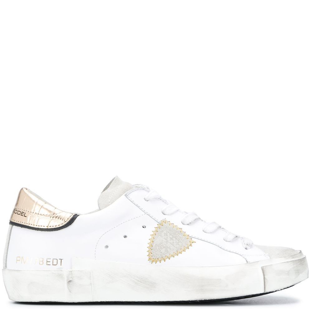 PHILIPPE MODEL Sportiniai bateliai moterims, Balta, Prsx low woman sneaker 1