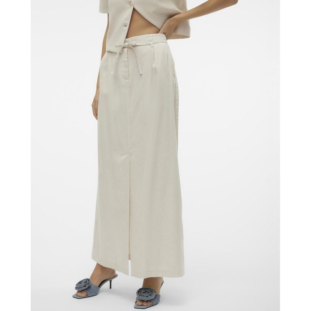 VERO MODA Maxi sijonas moterims, Smėlio, Vmflorence maxi skirt 2