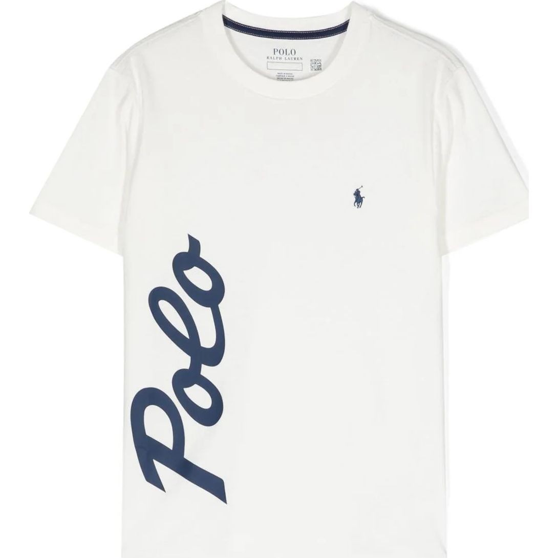 RALPH LAUREN KIDS Marškinėliai trump. rankovėmis berniukams, Balta, Short sleeve tee 1