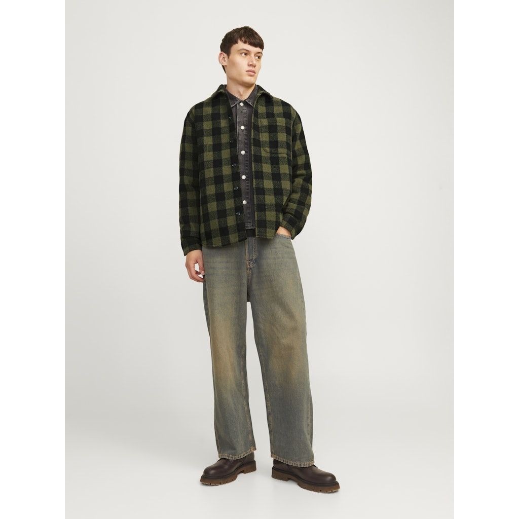 JACK & JONES Lengva striukė vyrams, Marga, Zac heavy brushed overshirt 2