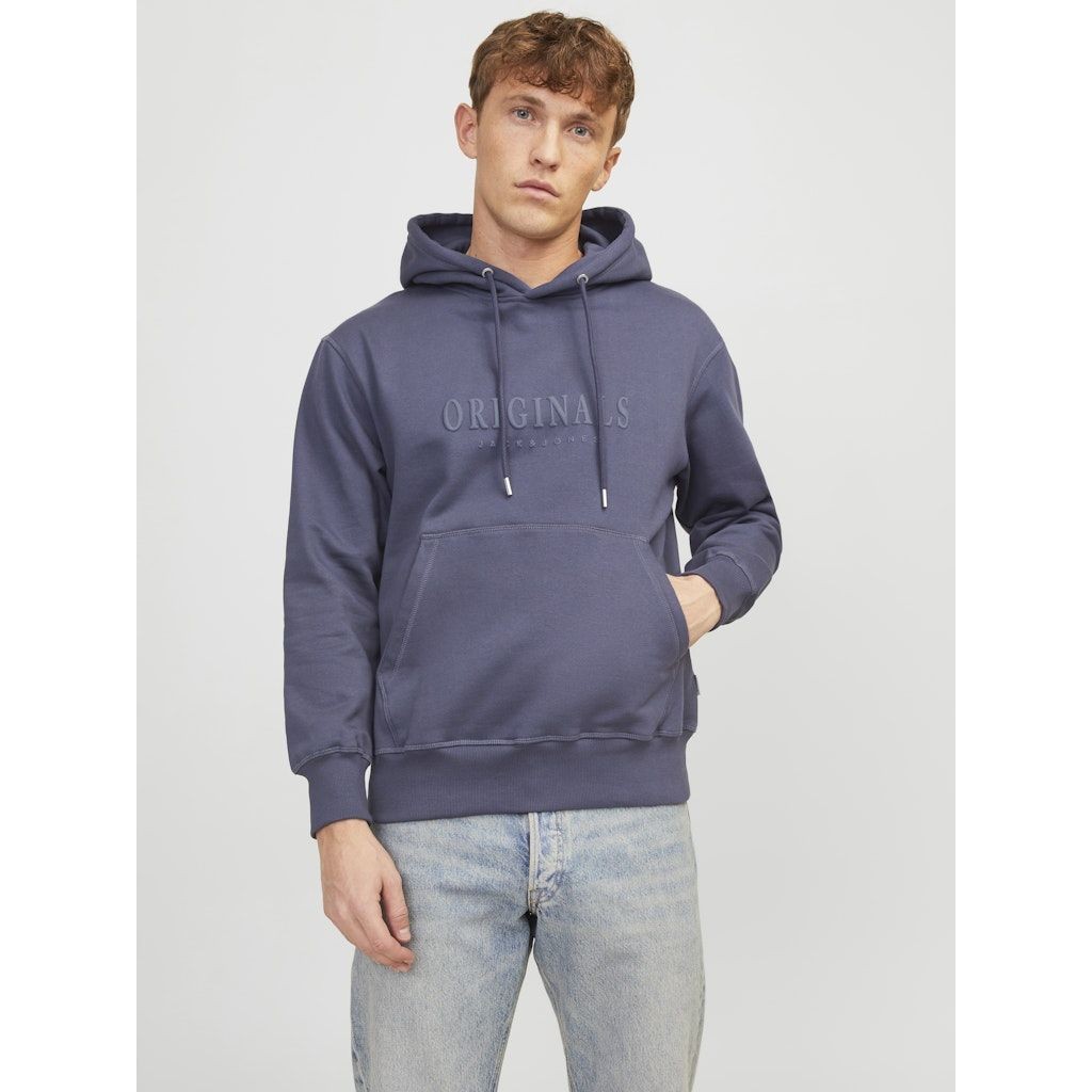 JACK & JONES Džemperis vyrams, Mėlyna, Frederik sberg sweat hood 5
