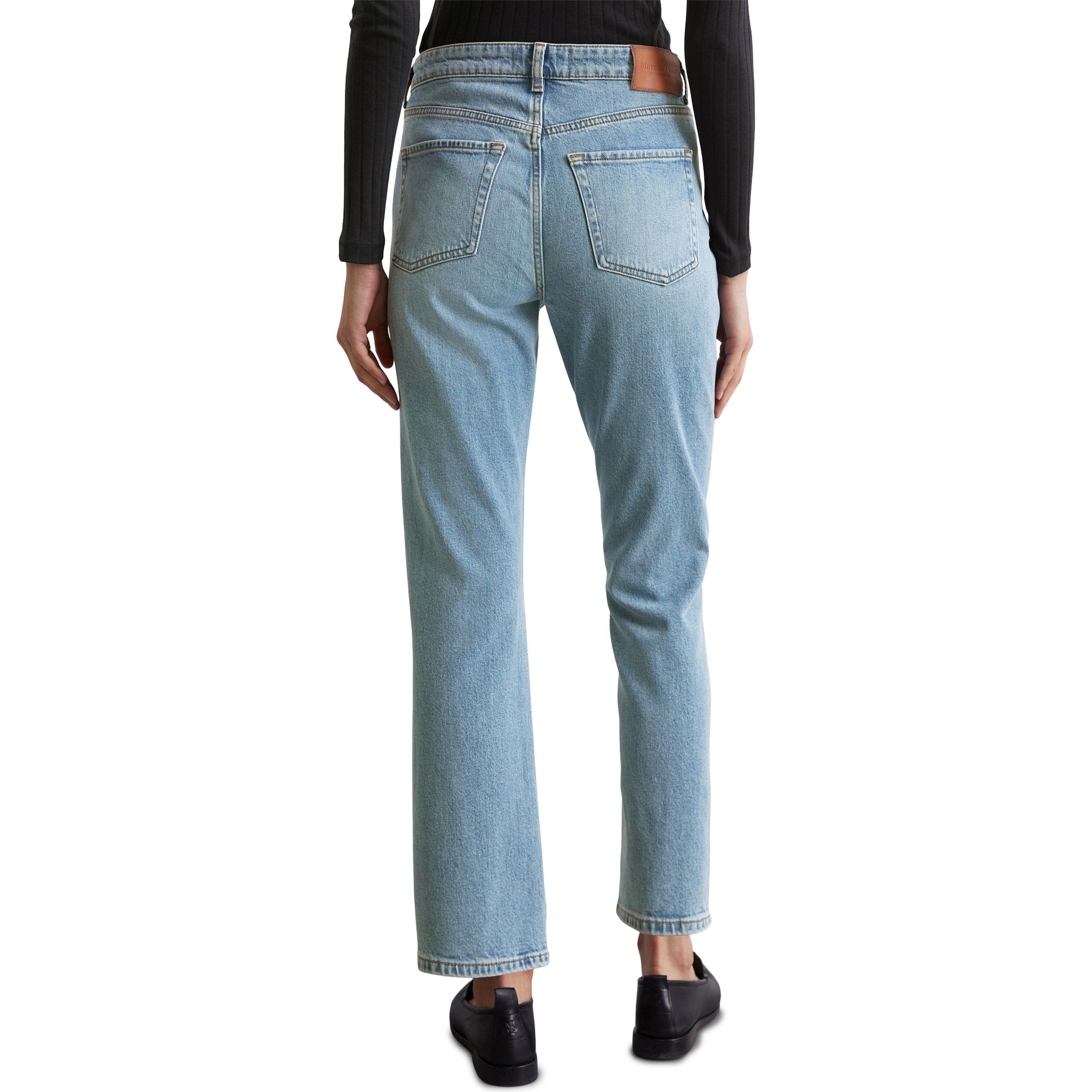 MARC O'POLO Tiesūs džinsai moterims, Mėlyna, Straight 500910212057 3