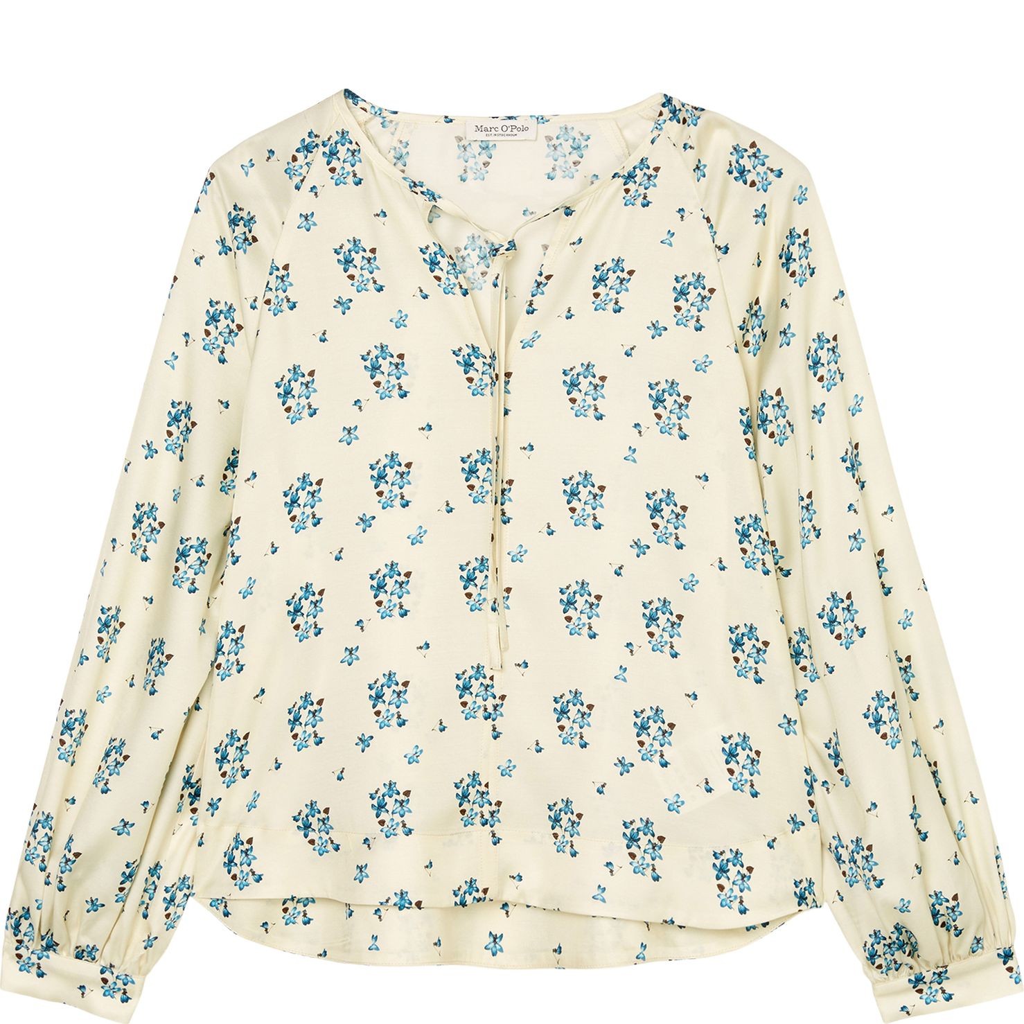 MARC O'POLO Marškiniai moterims, Ruda, Blouse LS 1