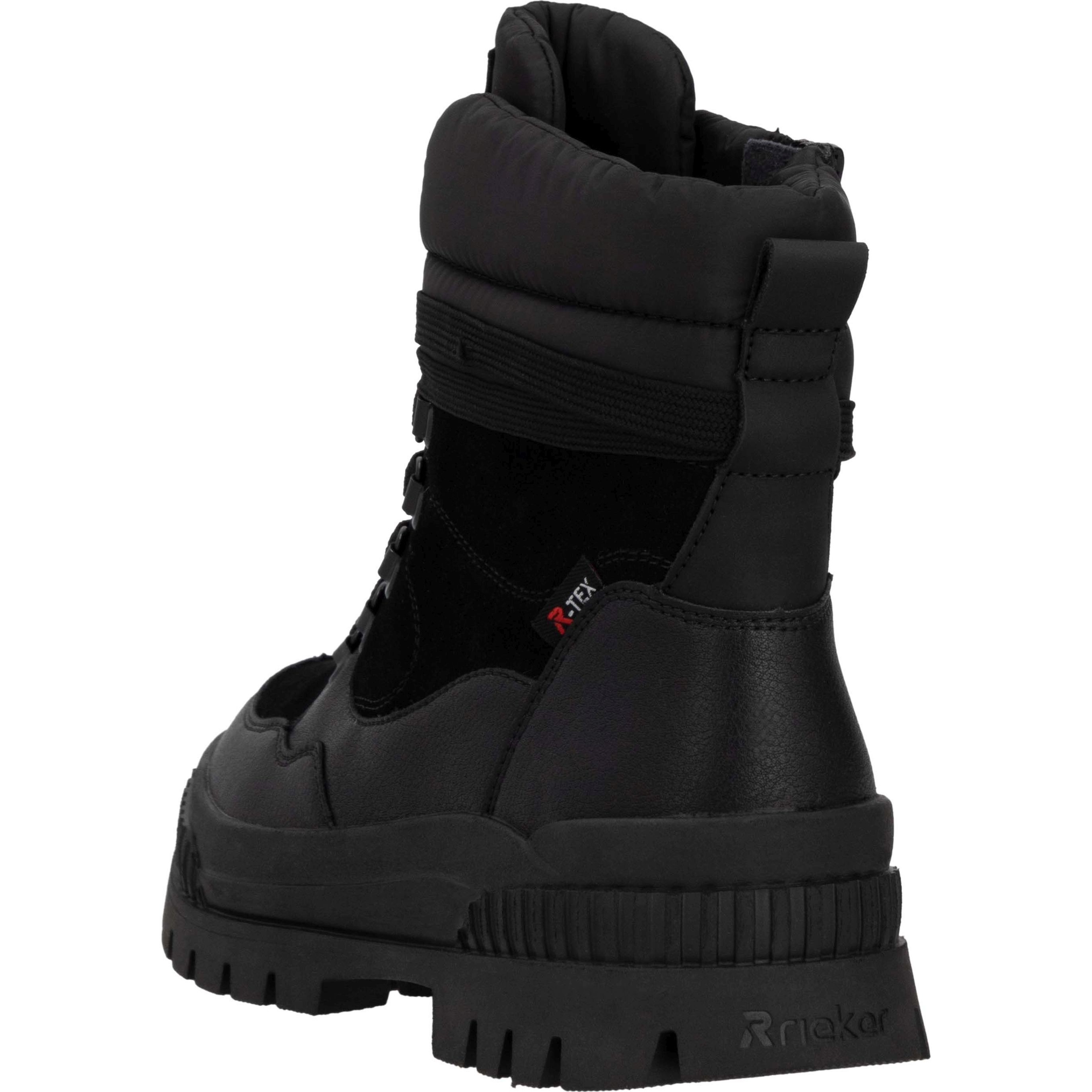 RIEKER EVOLUTION Aulinukai moterims, Juoda, Ladies mid height boots 6