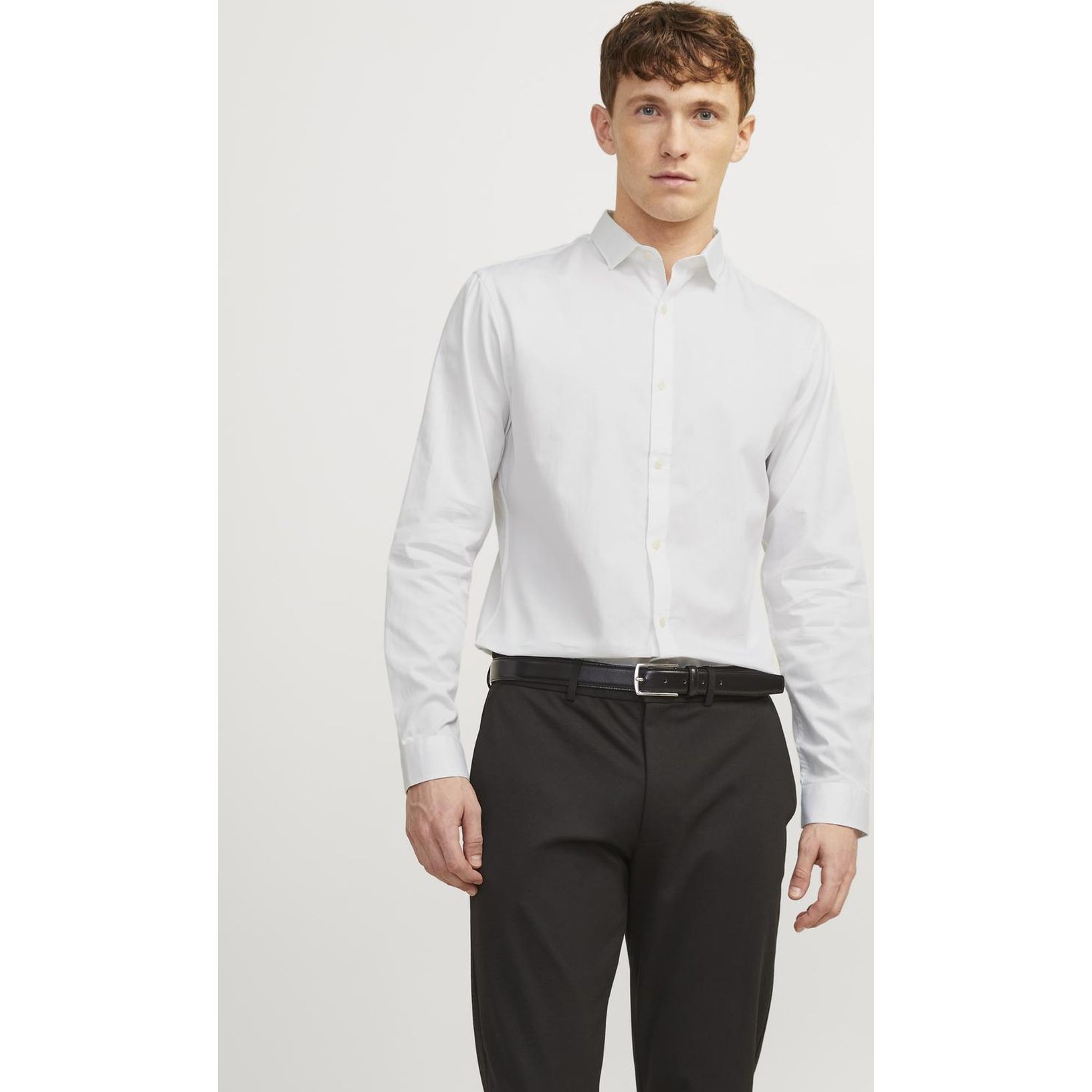 JACK & JONES Marškiniai vyrams, Balta, JPRBLACARDIFF SHIRT L/ 6
