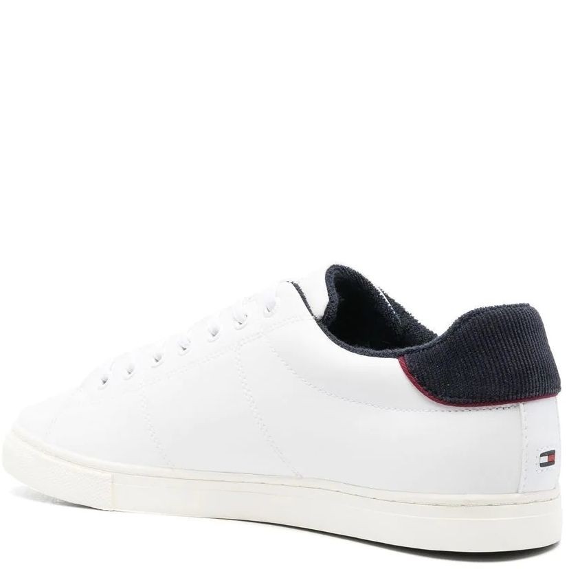 TOMMY HILFIGER Sportiniai bateliai vyrams, Balta, CORE VULC VARSITY MONOGRAM 3