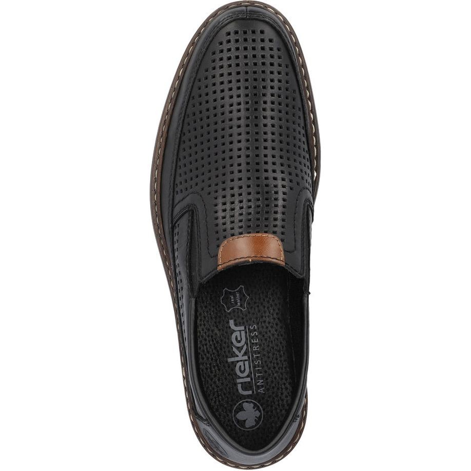 RIEKER Klasikiniai batai vyrams, Juoda, FORMAL 5