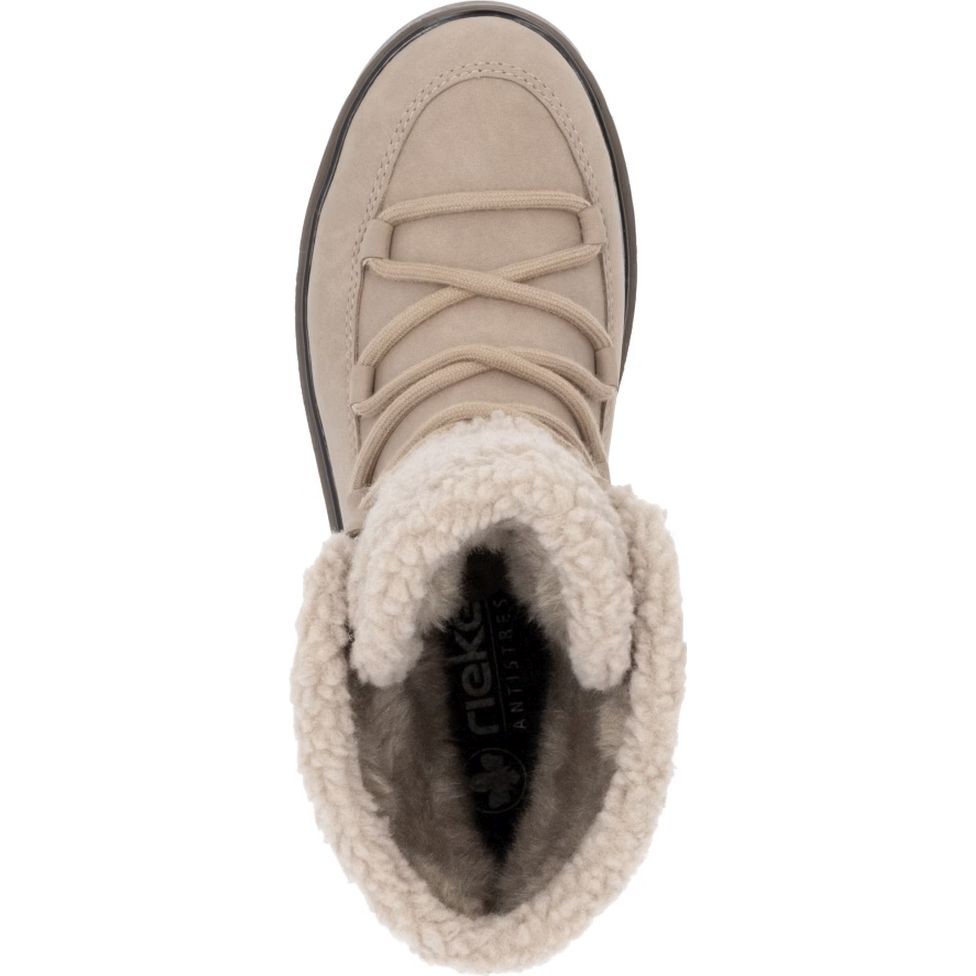 RIEKER Aulinukai moterims, Smėlio, Ladies mid height boots 7