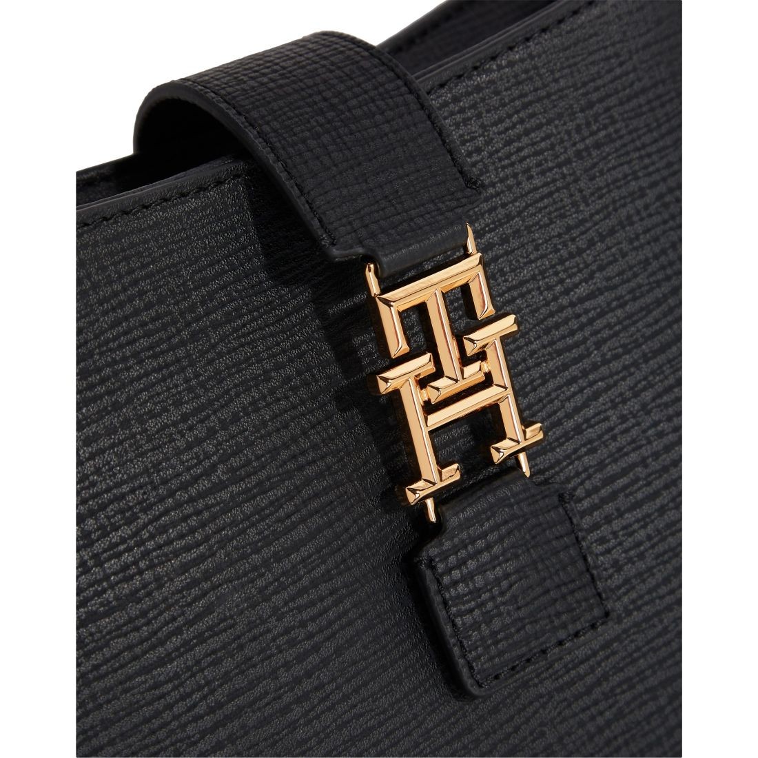 TOMMY HILFIGER Rankinė per petį moterims, Juoda, Plush shoulder bag 4