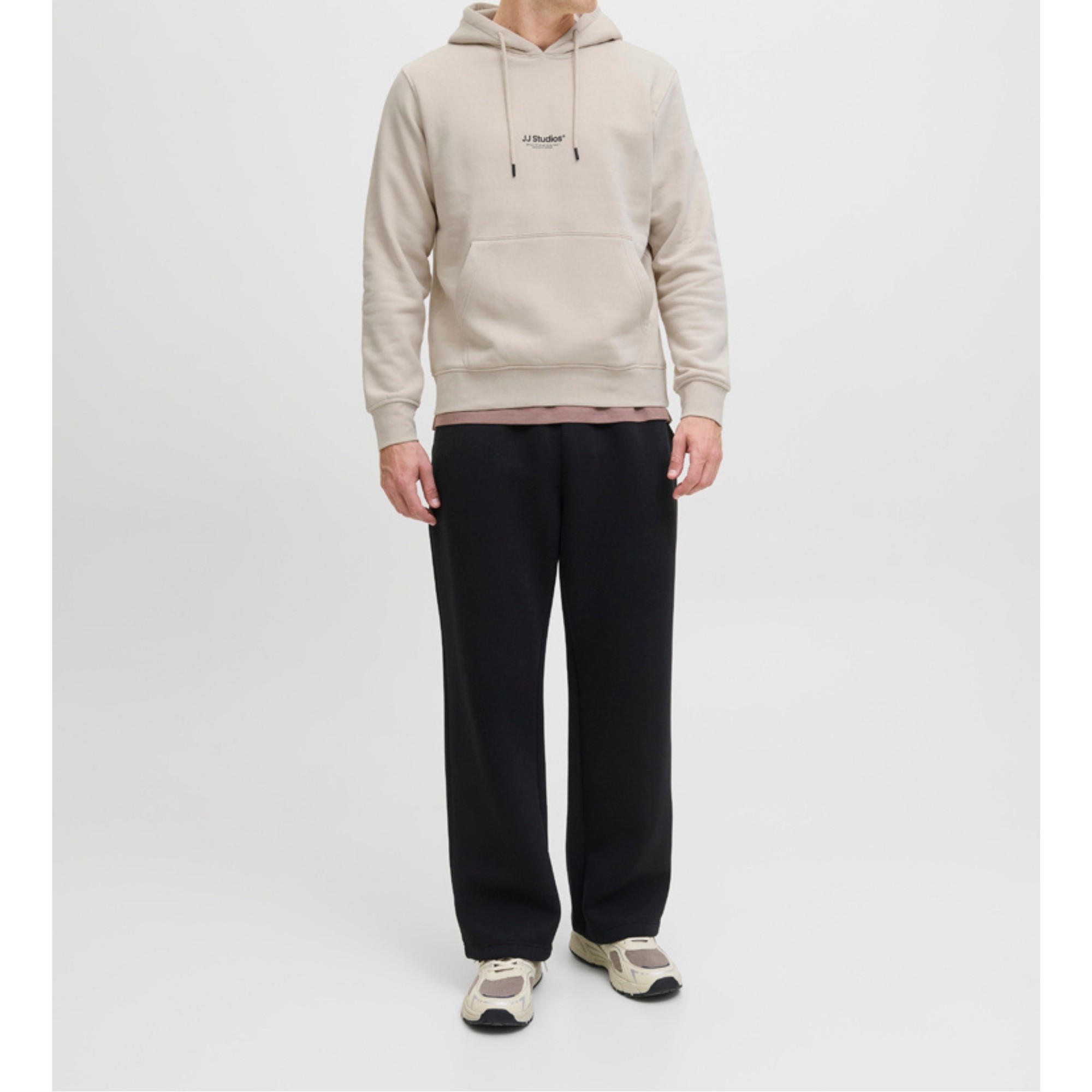 JACK & JONES Džemperis vyrams, Smėlio, Soho sweat hood 3