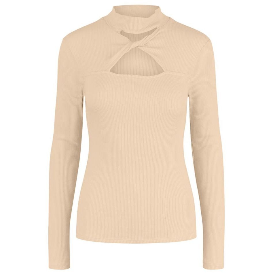 PIECES Palaidinės moterims, Ruda, PCNYRMA LS TOP D2D 1