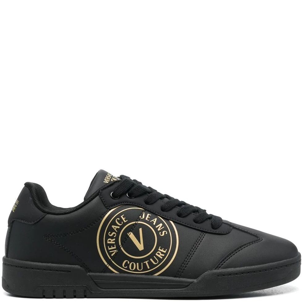 VERSACE JEANS CUTURE Bateliai - vyrams, BLACK/GOLD, Fondo brooklyn shoes 1