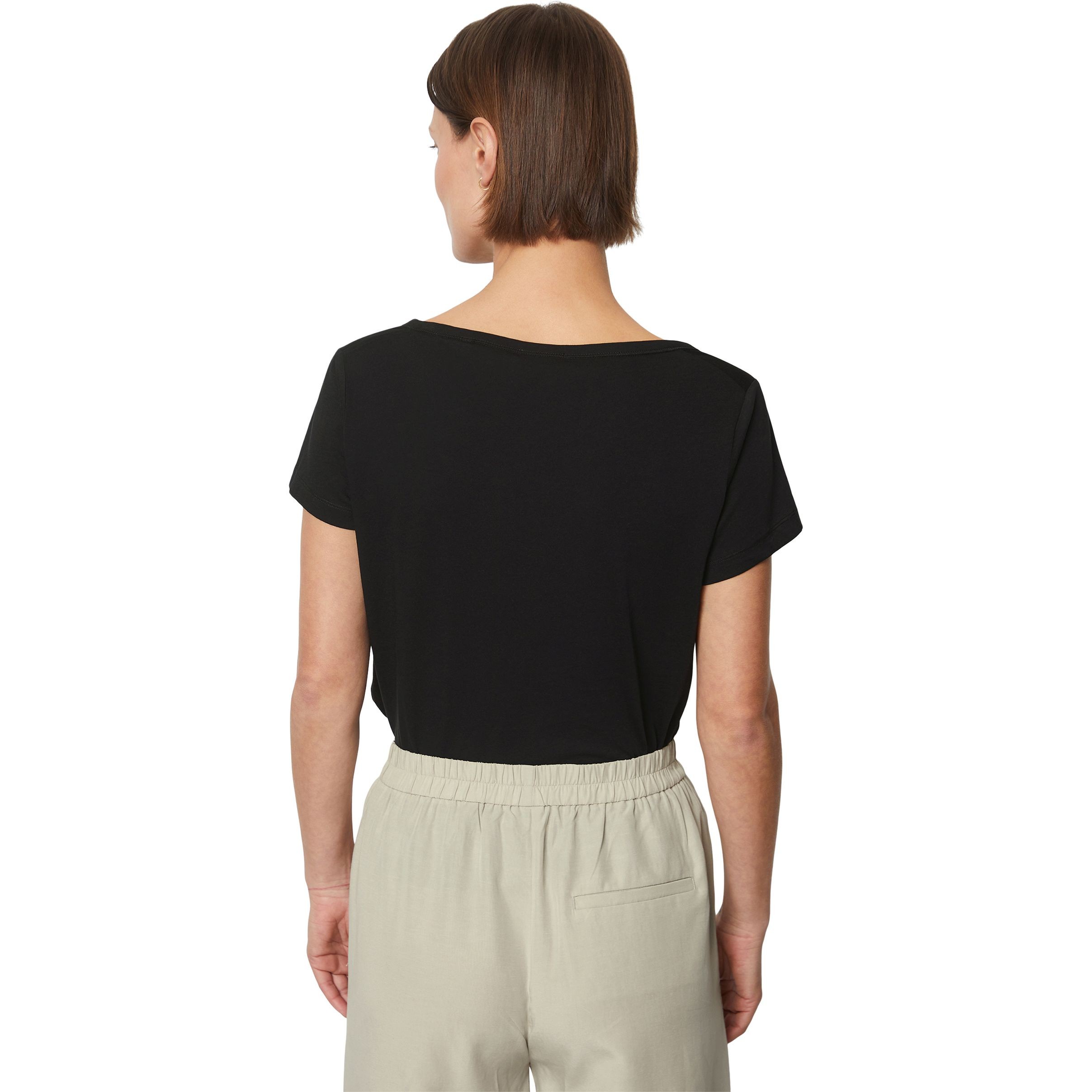 MARC O'POLO Marškinėliai moterims, Juoda 3