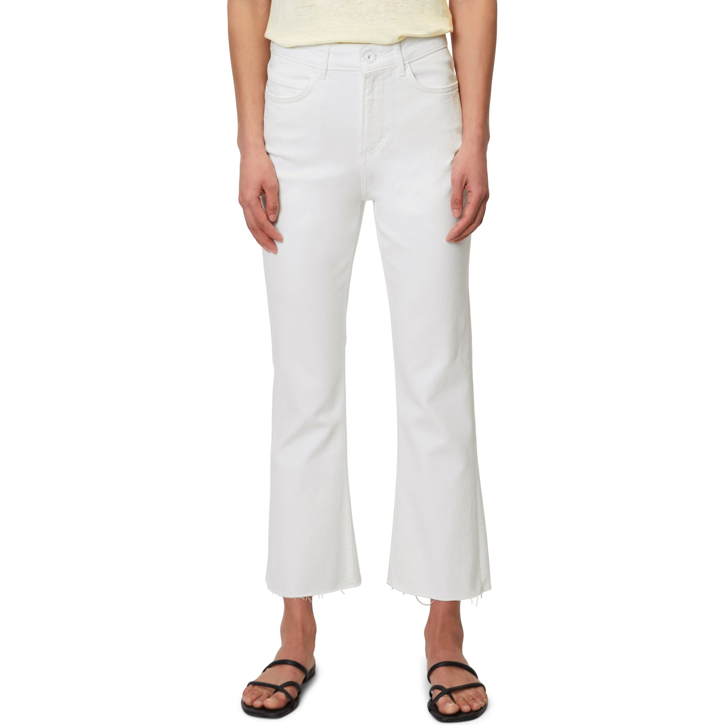 MARC O'POLO Platėjantys džinsai moterims, Balta 2