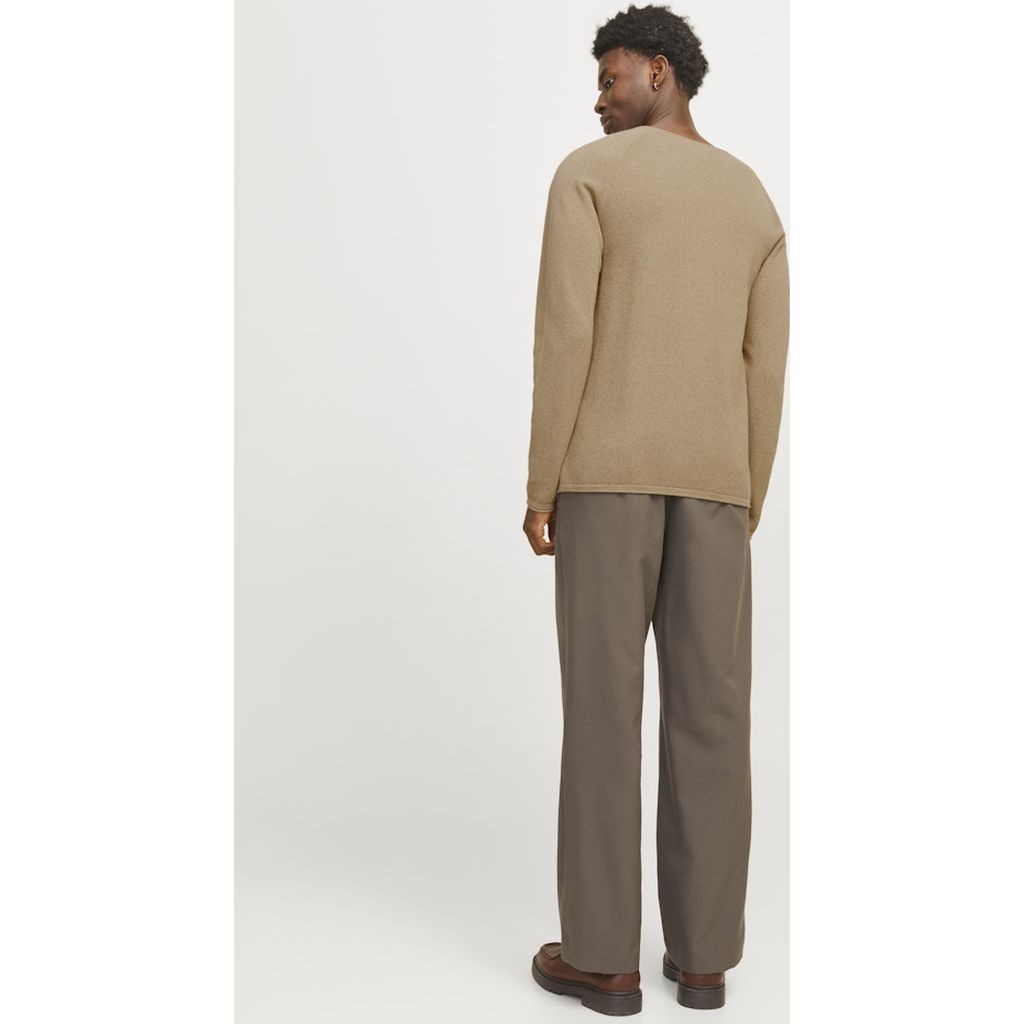 JACK & JONES Megztinis vyrams, Ruda, Ehill knit crew neck 7