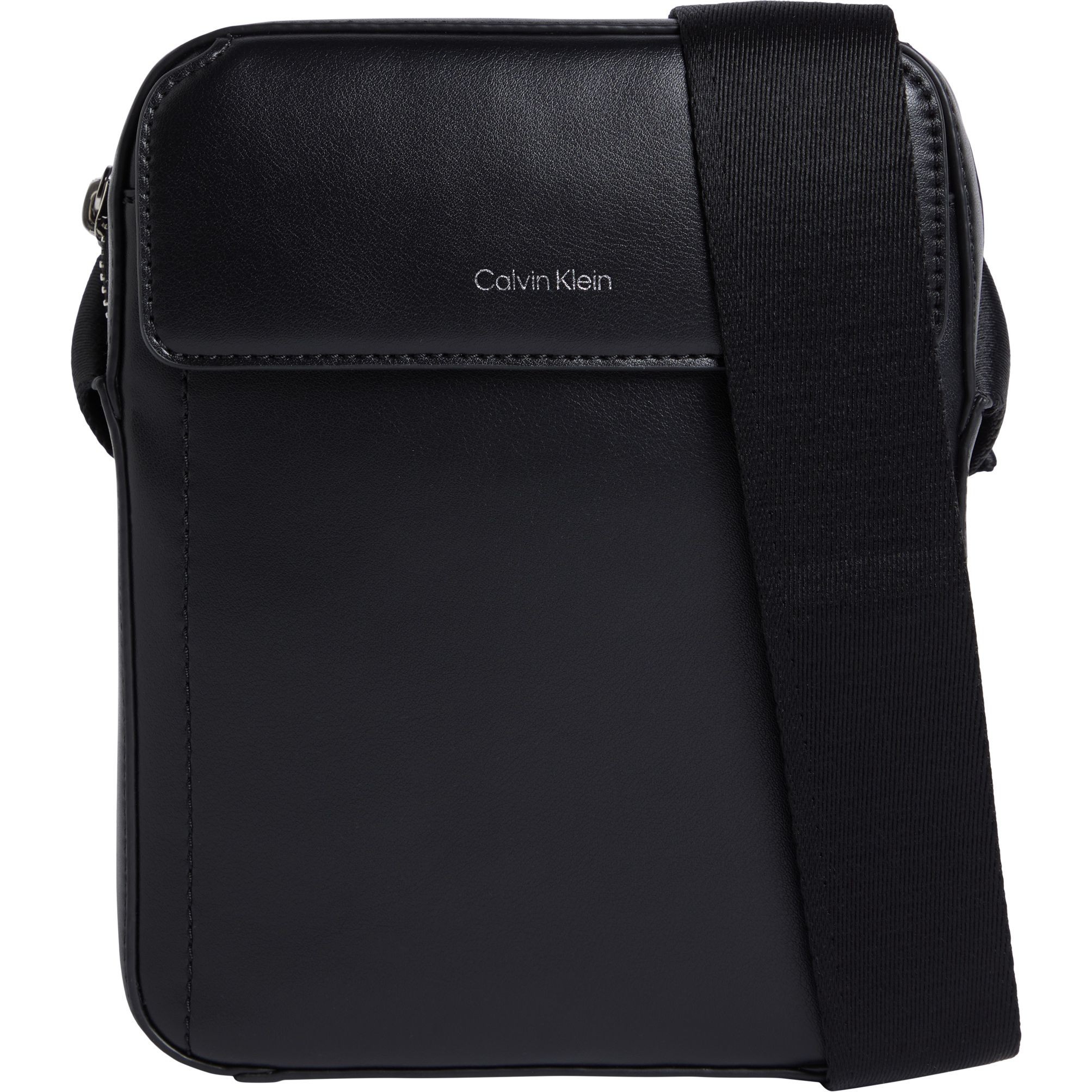 CALVIN KLEIN Rankinė per petį vyrams, Juoda, Sleek reporter s 1