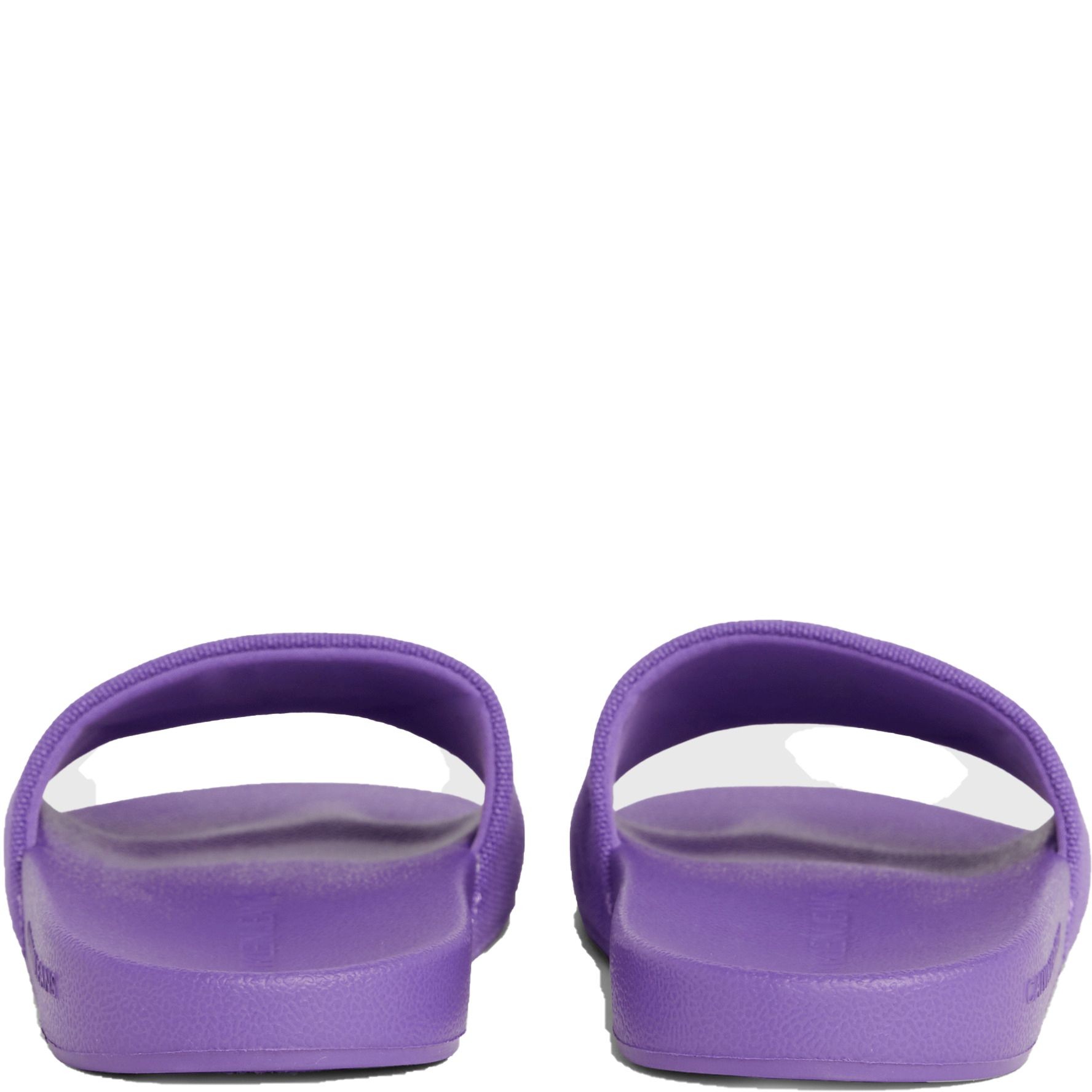 CALVIN KLEIN JEANS Guminės šlepetės moterims, Violetinė, Slide monogram 3