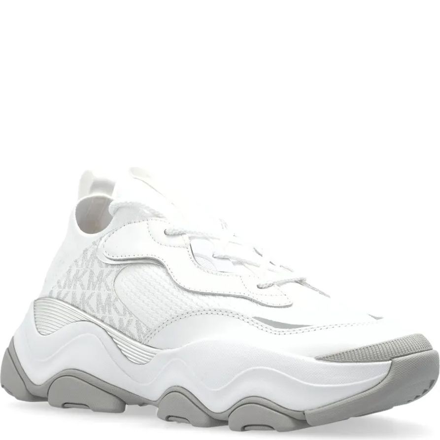 MICHAEL KORS Laisvalaikio bateliai moterims, Balta, Atlas knit trainer 2