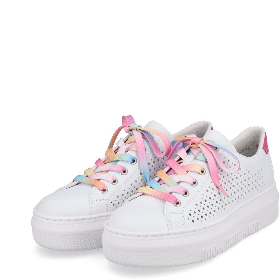 RIEKER Sportiniai bateliai moterims, Balta, SPORT SHOE 5