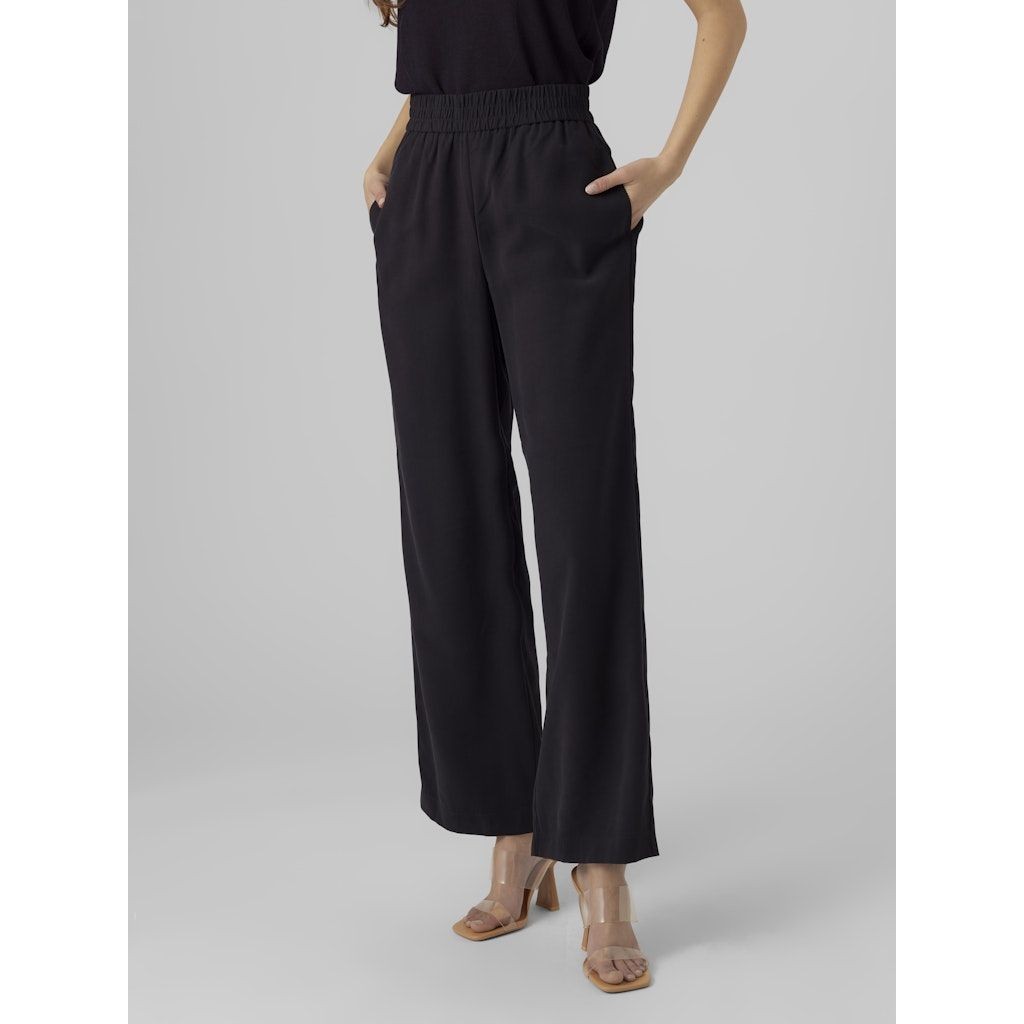 VERO MODA Kelnės moterims, Juoda, Vmcarmen pants 2