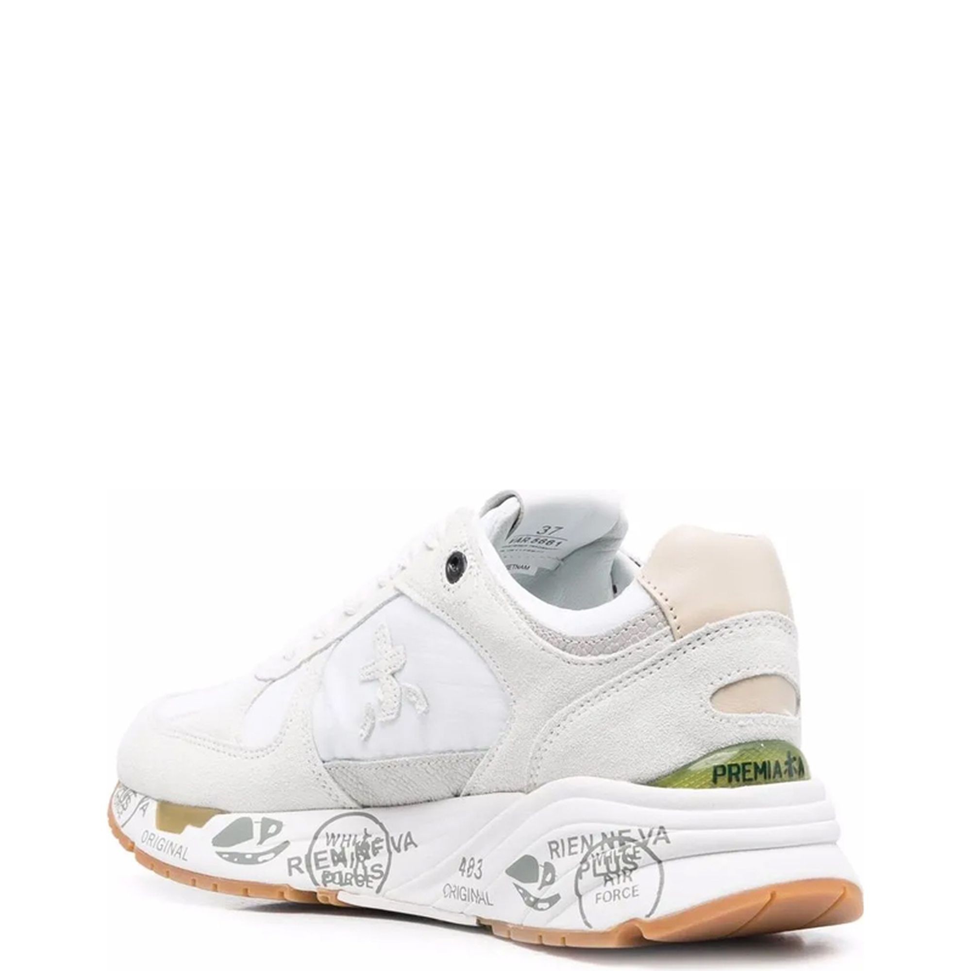 PREMIATA Sportiniai bateliai moterims, Balta, Mased 5661 sneakers 3