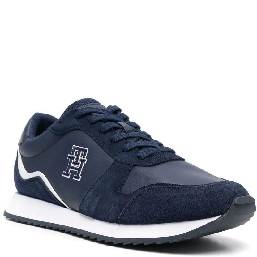 TOMMY HILFIGER Sportiniai bateliai vyrams, Mėlyna, Runner sport shoe 2