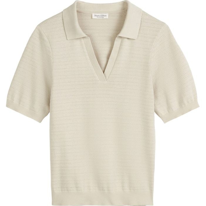 MARC O'POLO Polo marškiniai trumpos rank. moterims, Pilka, Polo short 504211753039