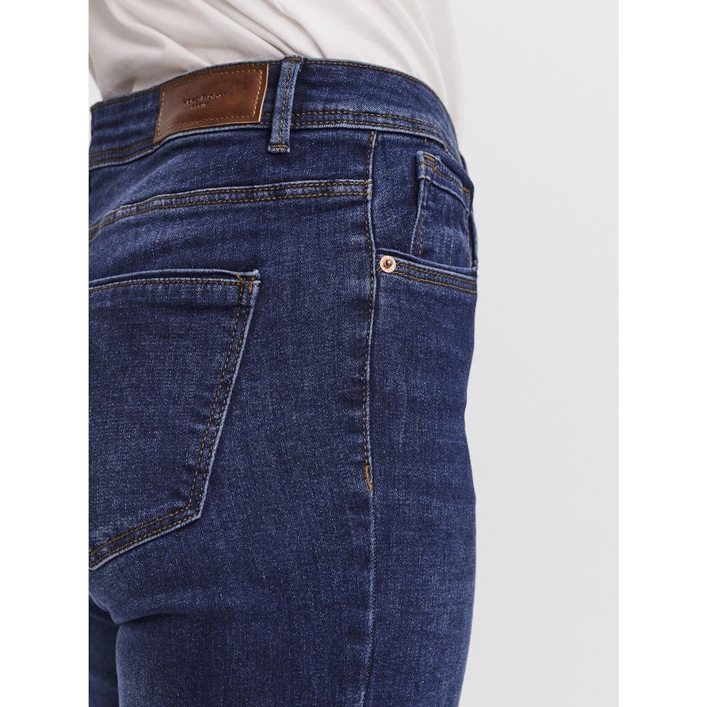 VERO MODA Aptempti džinsai moterims, Mėlyna, VMTANYA MR S PIPING 6