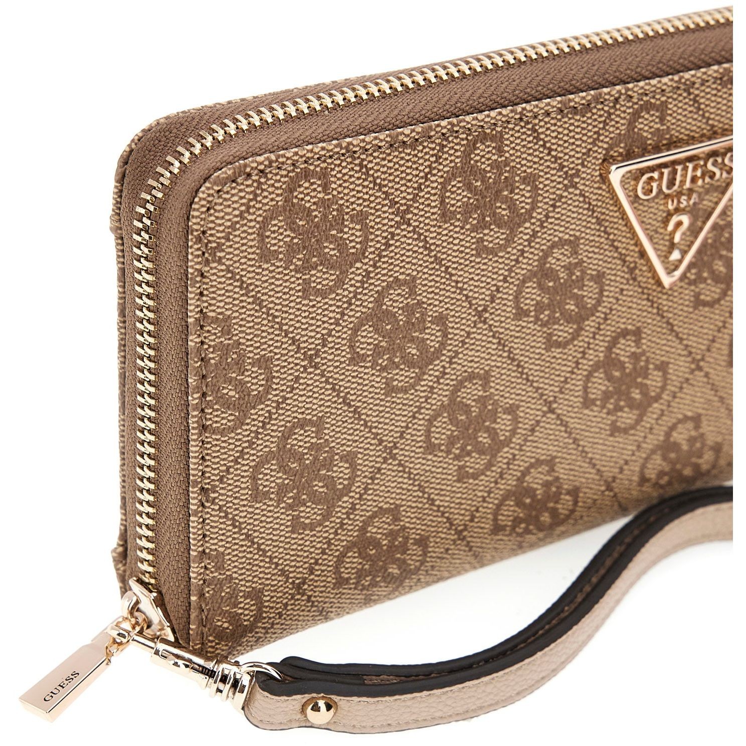 GUESS Piniginė moterims, Smėlio, Laurel wallet 4