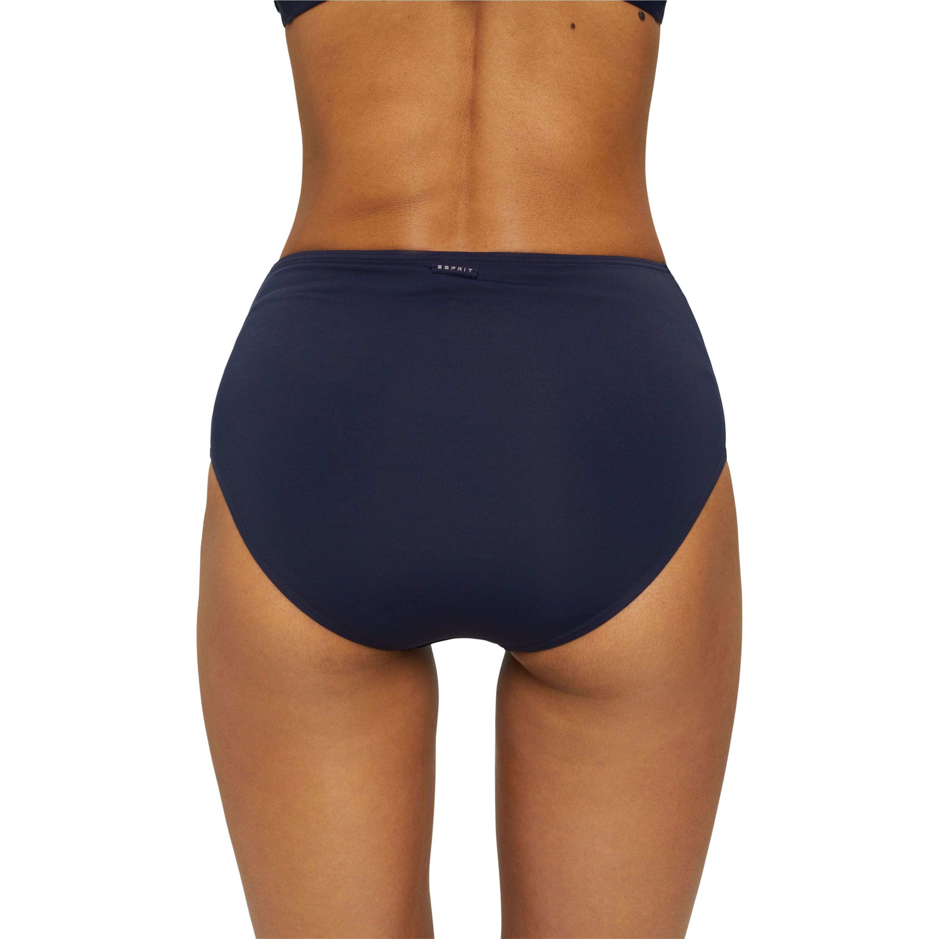 ESPRIT Apatinė kostiumėlio dalis moterims, Mėlyna, Recycled: plain high-waisted b 3