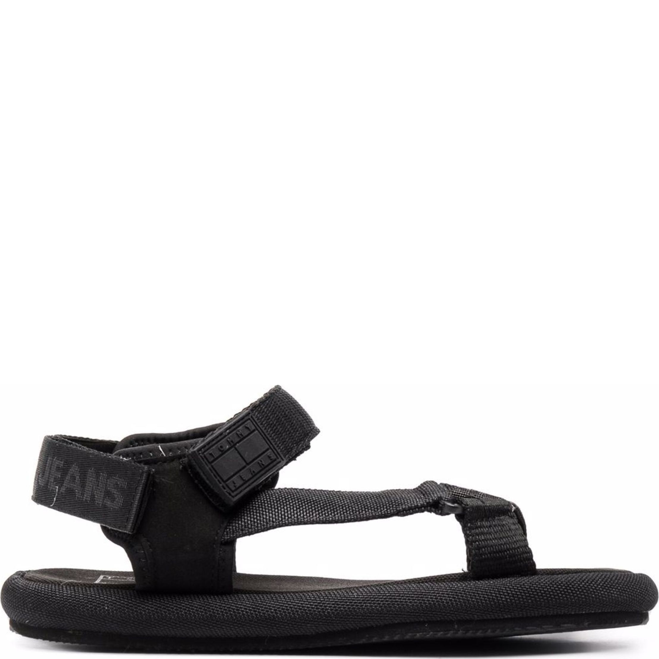 TOMMY JEANS Basutės moterims, Juoda, ESSENTIAL SPORTY SANDAL 2