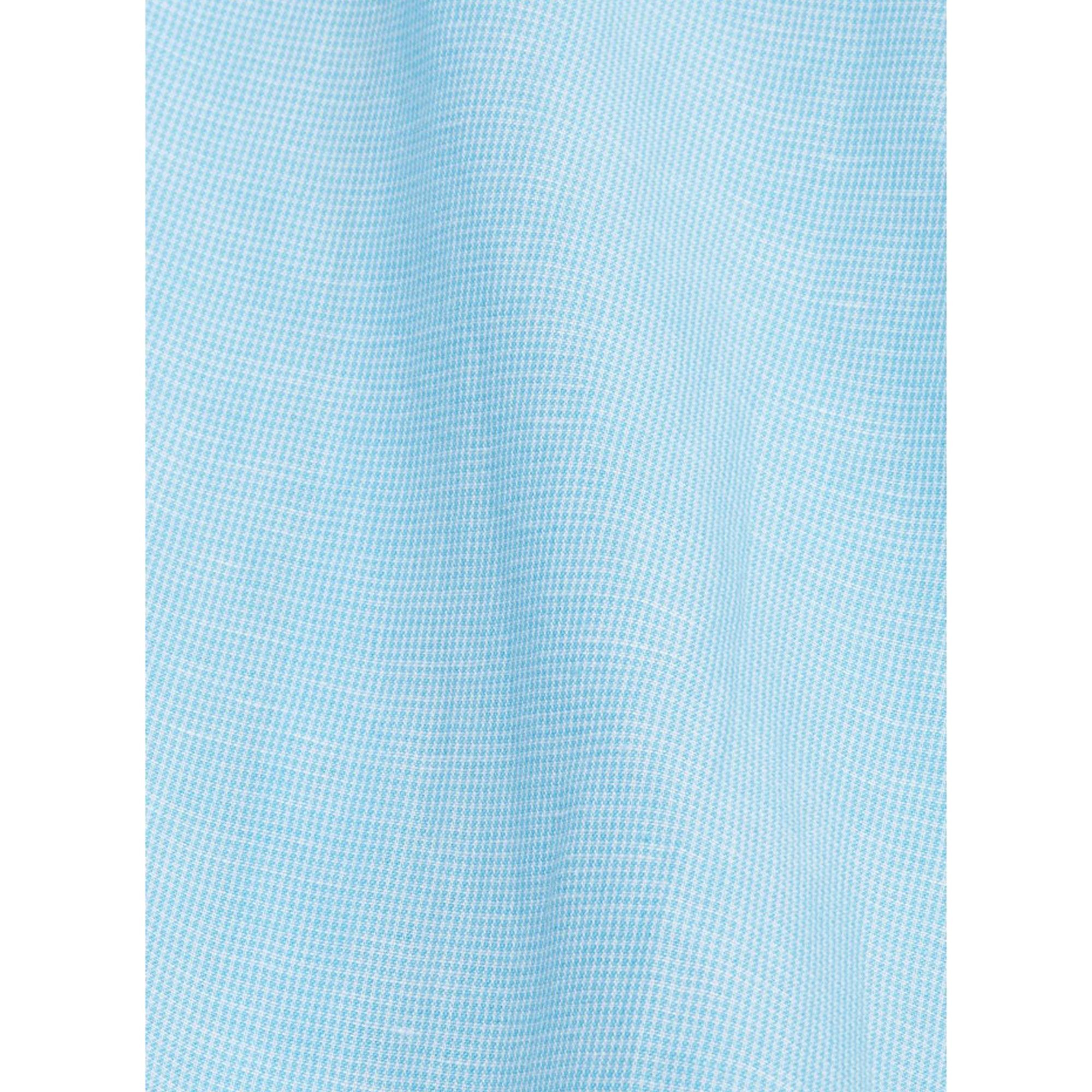 ESPRIT Trumpomis rankovėmis marškiniai vyrams, Linen Hndstooth 3