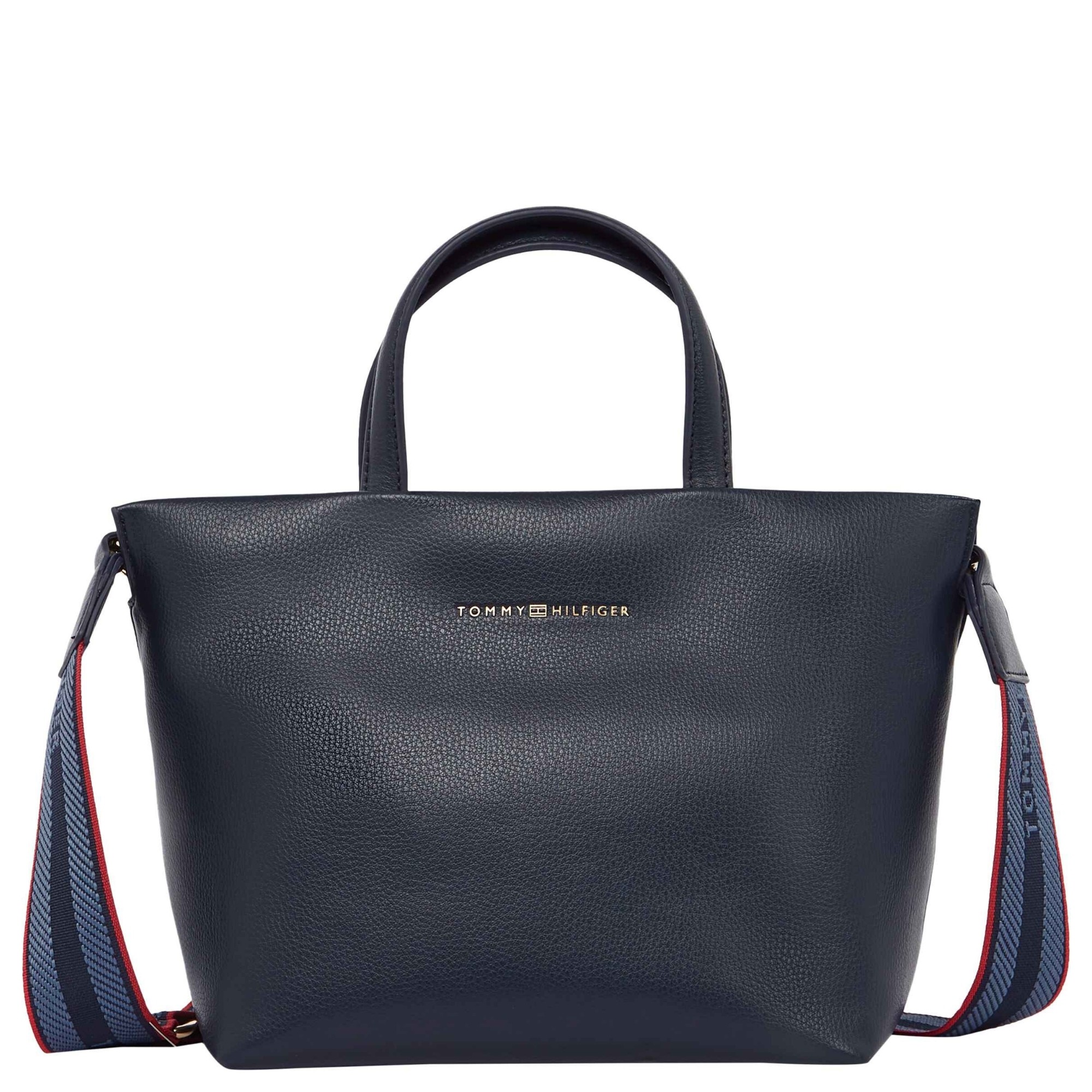 TOMMY HILFIGER Rankinė moterims, Mėlyna, TH logotape mini tote 1