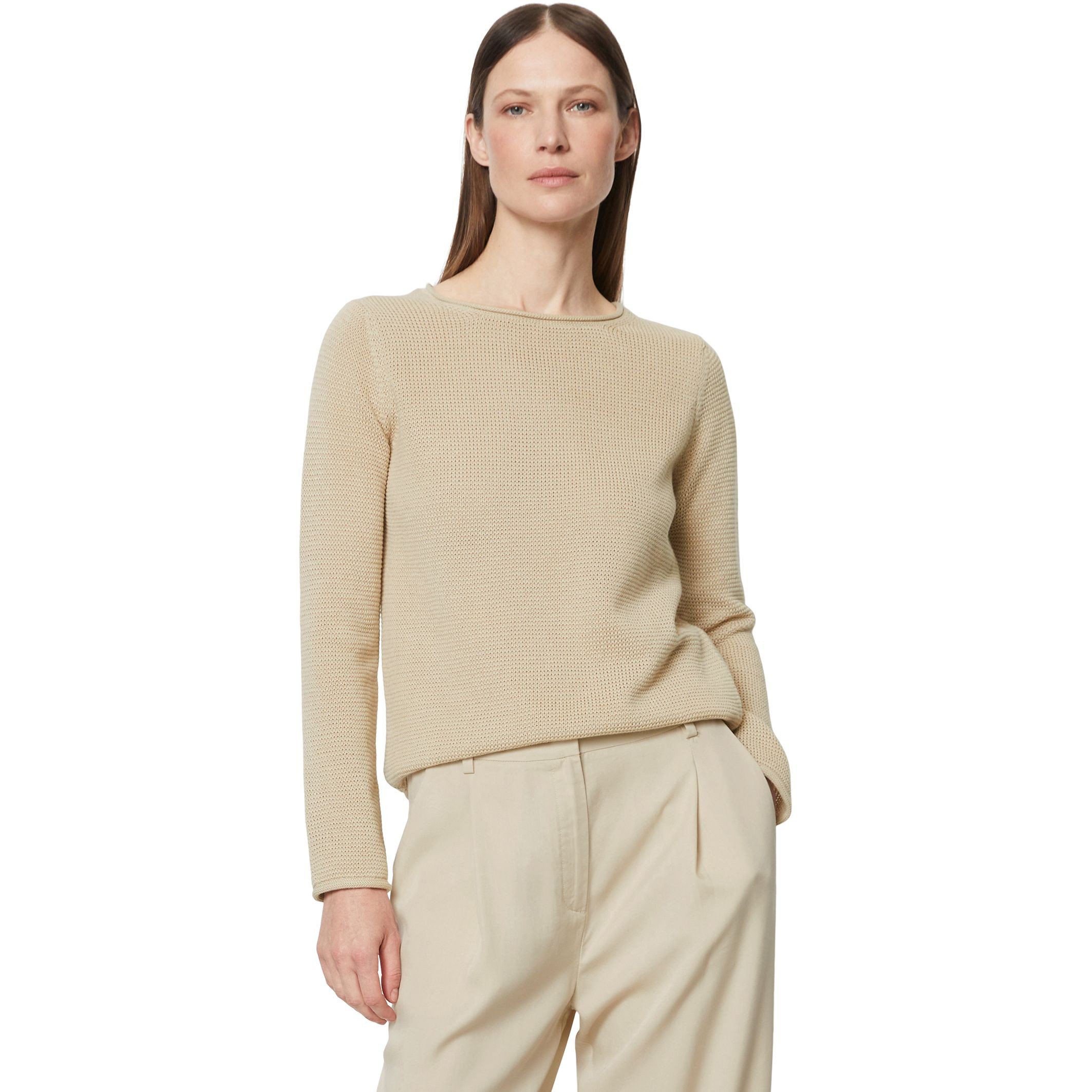 MARC O'POLO Megztinis moterims, Smėlio 2