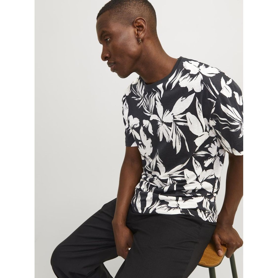 JACK & JONES Marškinėliai vyrams, Juoda, Jjejeff t-shirts 7