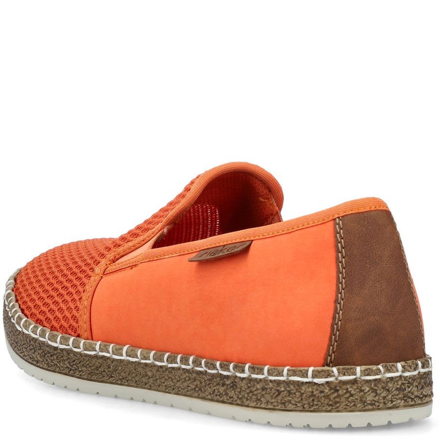 RIEKER Laisvalaikio bateliai vyrams, Oranžinė, LEISURE 10