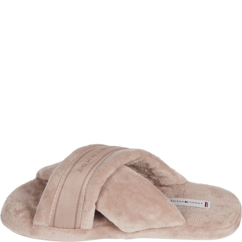 TOMMY HILFIGER Namų šlepetės moterims, Smėlio, COMFY HOME SLIPPERS WISTRAPS 3