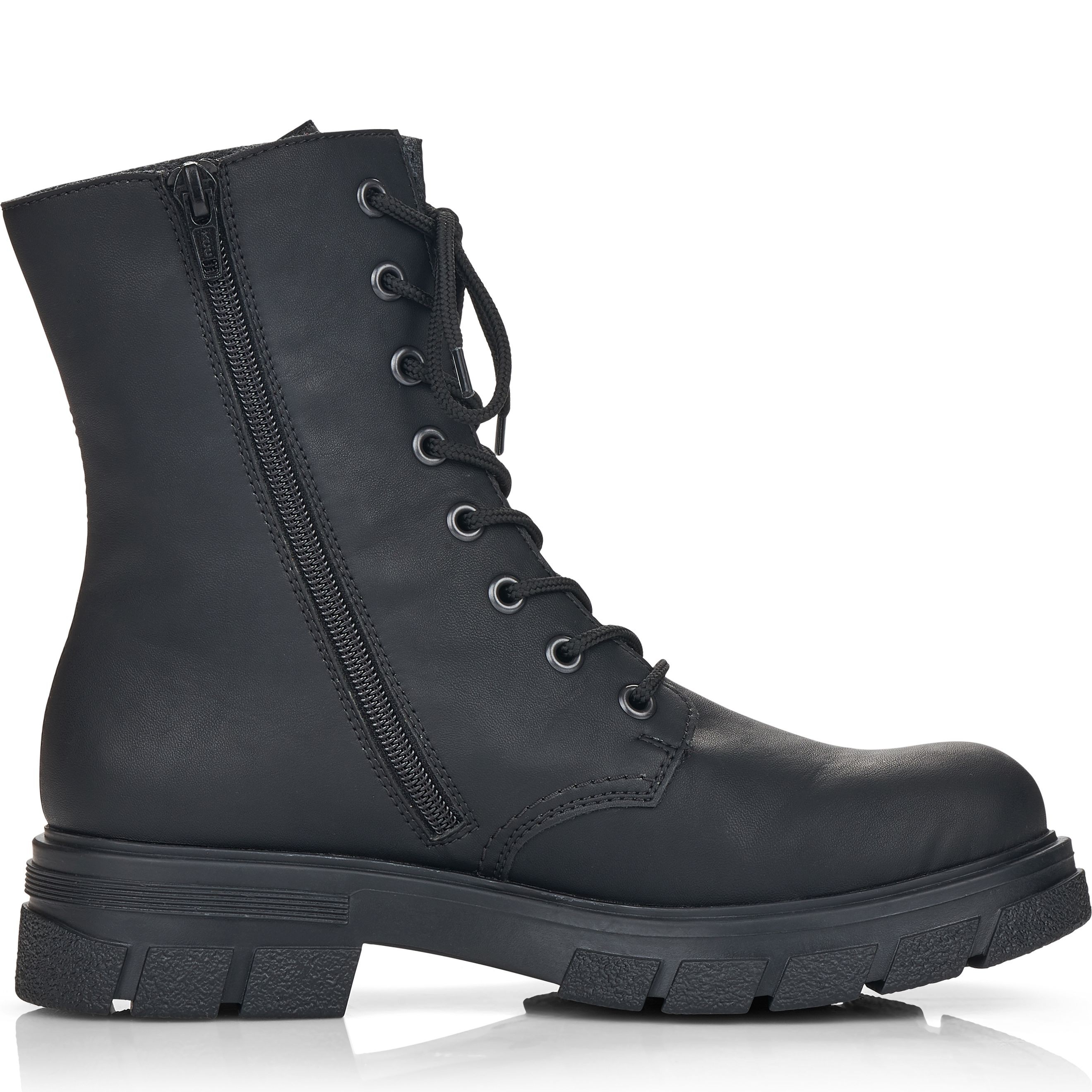 RIEKER Aulinukai moterims, Juoda, BOOTIES 3